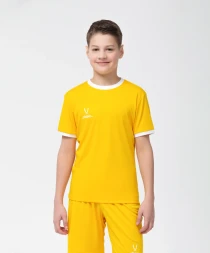 Футболка футбольная JOGEL CAMP Origin, желтый/белый, детский