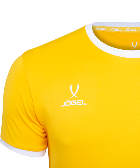 Футболка футбольная JOGEL CAMP Origin, желтый/белый, детский