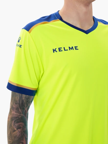 Футбольная форма KELME Football Suit (Light Green/Blue)