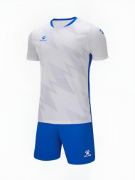 Футбольная форма KELME Short-Sleeved Football Suit (White/Blue)