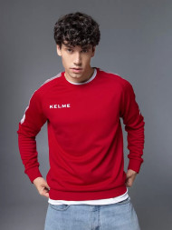 Свитшот KELME Knitted Crew Neck Sweatshirt Red