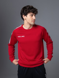 Свитшот KELME Knitted Crew Neck Sweatshirt Red