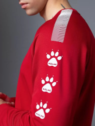 Свитшот KELME Knitted Crew Neck Sweatshirt Red