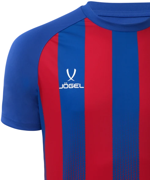 Футболка игровая JOGEL CAMP Striped Jersey, красный/синий