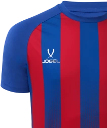 Футболка игровая JOGEL CAMP Striped Jersey, красный/синий