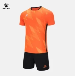 Футбольная форма KELME Short-Sleeved Football Suit (Orange/Black)