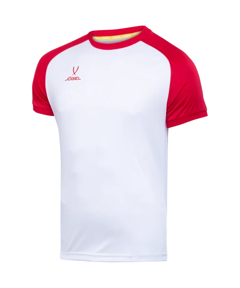 Футболка игровая JOGEL CAMP Reglan Jersey, белый/красный, детский