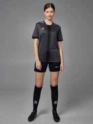Футбольная форма KELME Short Sleeve Football Uniform (Dark Grey/Black)