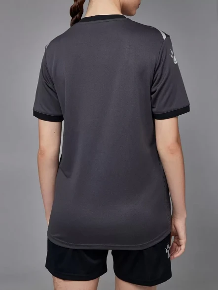 Футбольная форма KELME Short Sleeve Football Uniform (Dark Grey/Black)