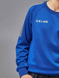 Детский свитшот KELME Knitted Crew Neck Sweatshirt Blue