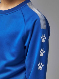 Детский свитшот KELME Knitted Crew Neck Sweatshirt Blue