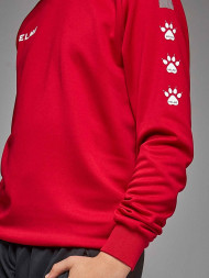 Детский свитшот KELME Knitted Crew Neck Sweatshirt Red