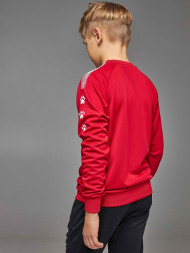 Детский свитшот KELME Knitted Crew Neck Sweatshirt Red