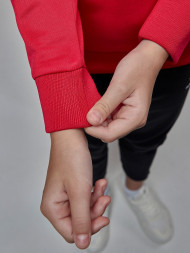 Детский свитшот KELME Knitted Crew Neck Sweatshirt Red
