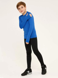 Детское термобелье (верх) утепленное KELME Tech Fit Long Sleeve (Thick) Kids Blue