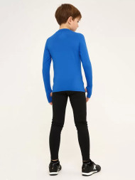 Детское термобелье (верх) утепленное KELME Tech Fit Long Sleeve (Thick) Kids Blue