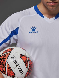 Футбольная форма KELME Short-Sleeved Football Suit (White/Blue)