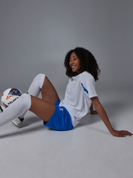 Футбольная форма KELME Short-Sleeved Football Suit (White/Blue)