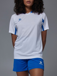 Футбольная форма KELME Short-Sleeved Football Suit (White/Blue)