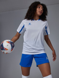 Футбольная форма KELME Short-Sleeved Football Suit (White/Blue)