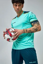 Футбольная форма KELME S/S Football Set (Light Blue/Dark Blue)