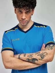 Футбольная форма KELME S/S Football Set (Light Blue/Dark Blue)