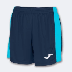 Женские игровые шорты JOMA ACADEMY III Темно синий-бирюзовый