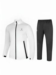 Спортивный костюм KELME Knit Jacket Suit (White/Black)