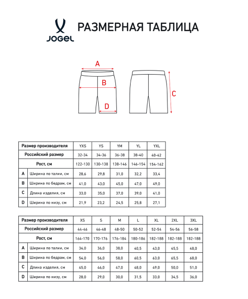 Шорты игровые JOGEL PerFormDRY Spartak 25 Home Shorts, белый, детский