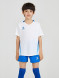 Детская футбольная форма KELME Short-Sleeved Football Suit (White/Blue)