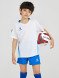 Детская футбольная форма KELME Short-Sleeved Football Suit (White/Blue)