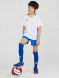 Детская футбольная форма KELME Short-Sleeved Football Suit (White/Blue)