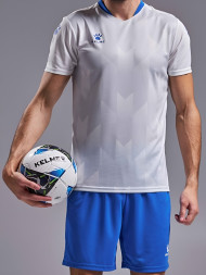 Футбольная форма KELME Short-Sleeved Football Suit (White/Blue)