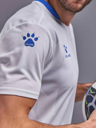 Футбольная форма KELME Short-Sleeved Football Suit (White/Blue)