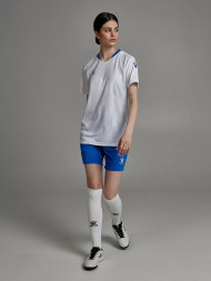 Футбольная форма KELME Short-Sleeved Football Suit (White/Blue)