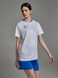 Футбольная форма KELME Short-Sleeved Football Suit (White/Blue)