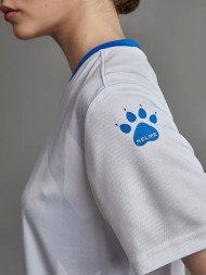 Футбольная форма KELME Short-Sleeved Football Suit (White/Blue)