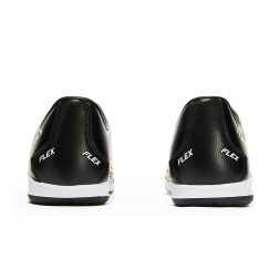 Бутсы зальные TORRES FLEX KID детские, TS134233-124-28, р.28, резина,ПУ,текстиль, чёрно-оранжевый
