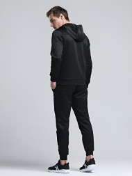 Спортивный костюм KELME Men's Hooded Knitted Jacket Suit Black