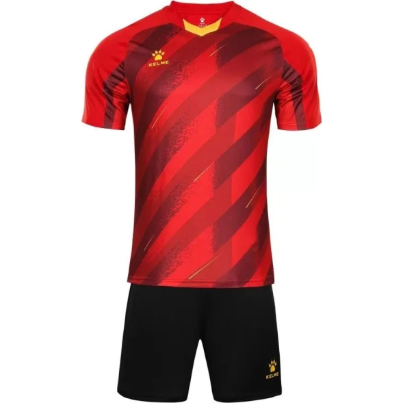 Футбольная форма KELME Short Sleeve Football Suit (Red/Black)