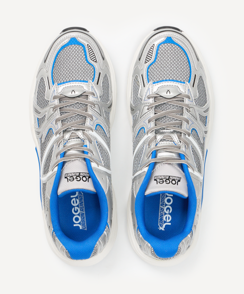 Кроссовки спортивные JOGEL Urban Runner, серебряный/синий