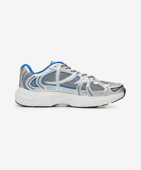 Кроссовки спортивные JOGEL Urban Runner, серебряный/синий