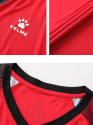 Футбольная форма KELME Short-Sleeved Football Suit (Red/Black)