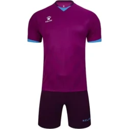 Футбольная форма KELME Short Sleeve Football Uniform (Light Purple/Black)
