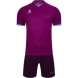 Футбольная форма KELME Short Sleeve Football Uniform (Light Purple/Black)