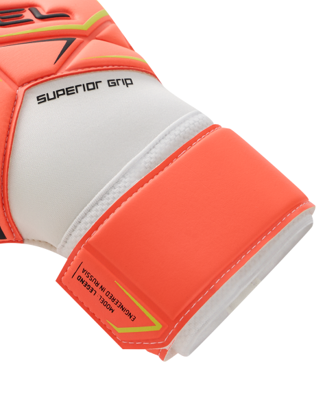 Перчатки вратарские JOGEL Legend SL4 Roll Negative, коралловый