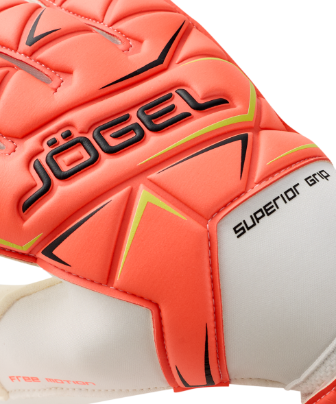 Перчатки вратарские JOGEL Legend SL4 Roll Negative, коралловый