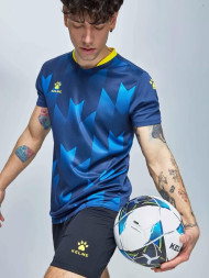 Футбольная форма KELME Short-Sleeved Football Suit (Dark Blue/Black)