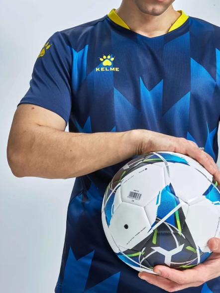 Футбольная форма KELME Short-Sleeved Football Suit (Dark Blue/Black)