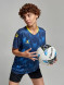Футбольная форма KELME Short-Sleeved Football Suit (Dark Blue/Black)